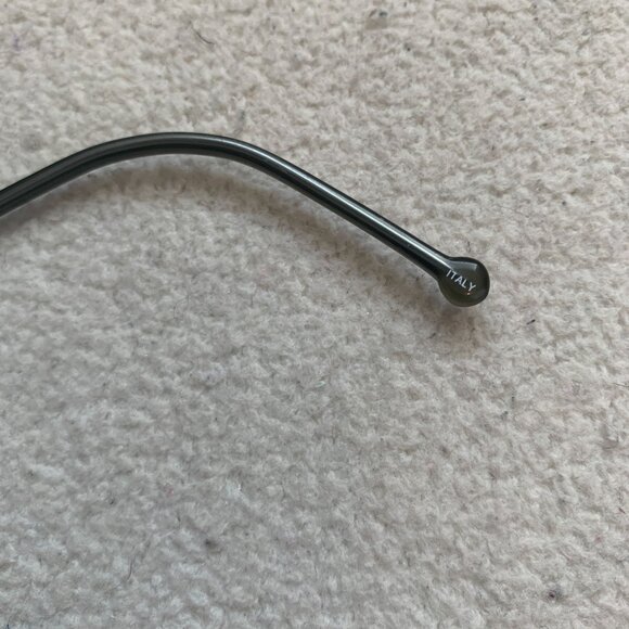 Vintage la Eyeworks Eyeglasses Frames GOBY 262 Brown Blue Rectangular Italy - Picture 7 of 10